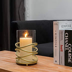 Hurricane Glass Pillar Candle Holder - Image 6