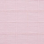 ZeeMart Linen Checked Farmhouse Placemats Set of 6, Pink 13x19in - Image 4