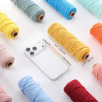 Timgle 10 Rolls Macrame Cord 3 mm X 875 Yards, Autumn Colors - Image 5