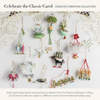 MACKENZIE-CHILDS Patience Brewster 12 Days Christmas Ornament, Decorative Hanging Ornament for Christmas Tree, 7 Swans a-Swimming - Image 3