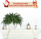 LZNPA 30 Pcs Realistic Christmas Pine Branches Natural Droopy Soft Bendable - Image 3
