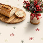 Oval Christmas Tablecloth 60x120 Inch, Cardinal Birds Christmas Table Cloth, Polyester Waterproof Wrinkle Resistant Xmas Table Cover for Holidays Kitchen Dinning Table Home Decor - Image 4