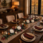 6ft Fall Garland for Mantle, Thanksgiving Autumn Indoor Outdoor Decoration - Image 2