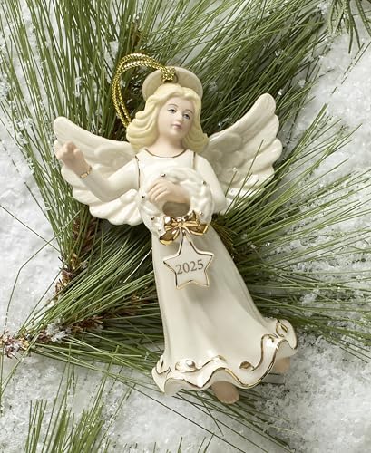 Lenox 897123 2025 Heavenly Angel Ornament, Christmas, Holiday Decorations - Image 4