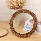 5 Pcs 12 Inch Natural Grapevine Wreath Set, Hand-Woven Vine Branch Wreaths for DIY Crafts, Christmas Decorations, Home & Event Styling - Image 4