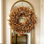 Waipfaru 26" Fall Wreath, Artificial Eucalyptus Wreath for Front Door - Image 5