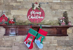 Lulu Decor Black Christmas Stocking Holders for Mantle set of 3 - Heavy Cast Iron Weighted Strong & Sturdy - Low Profile Flat Base Stocking Hooks, Simple Design for Mantle Decor Weighs 1 lb 10 oz each - Image 2