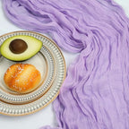 12 Pack 10Ft Lavender Purple Cheesecloth Table Runner 23 x 120 Inch - Image 5