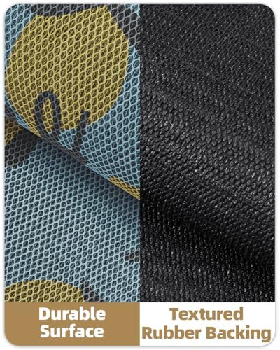 Color&Geometry Outdoor Doormats 32"x60", Yellow- Dirt Trapping, Non-Slip, Durable, Low Profile, Easy Clean, Sturdy Rubber Entry Rug, Front Door Mat for Inside House/Entrance/Entryway - Image 6