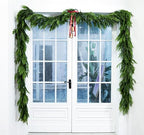 9 Ft Christmas Garland Real Touch Norfolk Pine Garland Christmas Decorations Faux Realistic Winter Pine Garlands for Mantle, Table, Stairs, Doorframe, Fireplace Indoor Outdoor Holiday Xmas Decor - Image 3