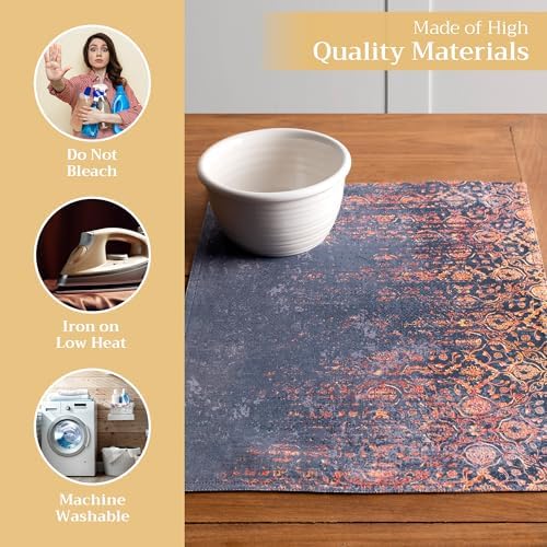 Maison d' Hermine Placemats Set of 4 Reusable 100% Cotton (13"x19") - Image 3