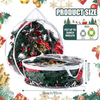 Shappy 4pcs 36 Inch Clear Wreath Storage Bags PVC Waterproof White - Image 2