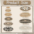 11 Pcs Boho Wall Basket Decor, Bulrush Woven Wall Hanging, Multi Size - Image 2