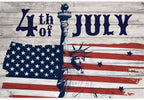 15x8ft American 4Th of July Backdrop Independence Day US Flag Stars Stripes National Flag Decorations Background Memorial Day Veterans Day Party Cake Table Banner Photo Booth - Image 4