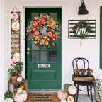 Pink Rose Home Sweet Home Wooden Board 8x48inch Spring Flower Welcome Sign and Porch Leaner Summer Decoration for Front Door Yard Deck Patio Farmhouse Vertical Decorations - Image 4