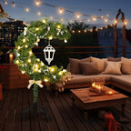 Glooglitter 3ft Ramadan Moon Tree: Lighted Crescent Artificial Tree with Star String LED Eid Outdoor Decoration for Eid Ramadan Garden Home Bedroom Party Decor(Green) - Image 6