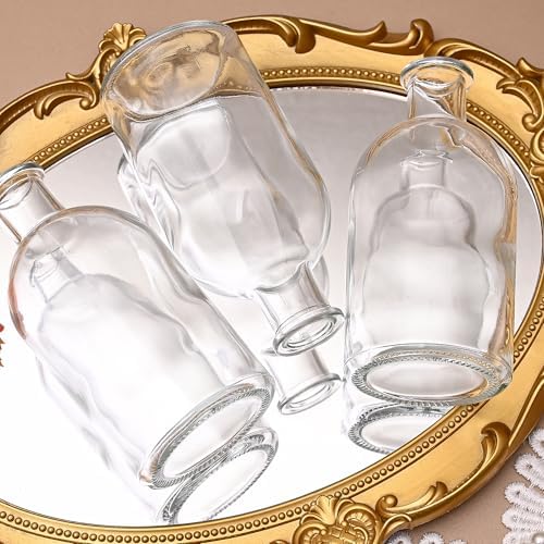 20 Pack Clear Glass Bud Vases for Centerpieces Small Mini Flower Vases - Image 6