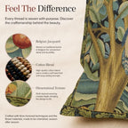 William Morris Woodpecker Right Tapestry Throw Pillow Cover 18 x 18 in - Image 5