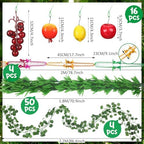 Thiccywoov 102 Pcs Happy Sukkot Party Decor Set, Hanging Ornaments - Image 2