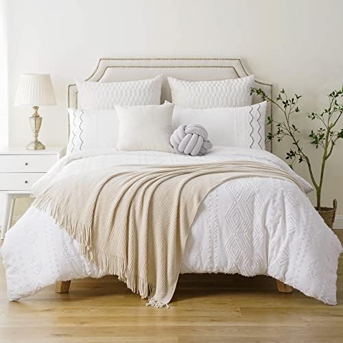 BATTILO HOME Beige Throw Blanket for Couch, 50"x60" - Image 5