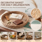 6 Set Boho Kitchen Dining Decoration for Table Placemat, Sage Green - Image 2