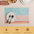 Maison d' Hermine Placemats Set of 4 Reusable 100% Cotton (13"x19") - Image 5