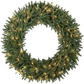 Balsam Hill | Artificial Christmas Wreath for Front Door | Greenery with LED Clear Lights | Indoor & Outdoor Christmas Decor (BH Fraser Fir 48") by BalsamHill