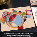 CounterArt Carpet Designs by FLW Boxed Set of 4 Hardboard Placemats - Image 5