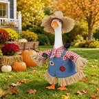 Fall Porch Goose Outfit Scarecrow Costume, Thanksgiving Porch & Yard Decor - Image 6