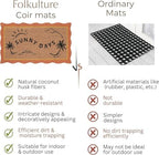 Folkulture Summer Door Mat, Front Door Mat for Outside Entrance - 16" x 28" - Image 5