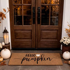 Breling Hello Pumpkin Coir Doormat 16 X 47 Inch Large Fall Door Mat - Image 4