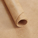 MOSAYT Vinyl Faux Leather Oval Placemats, Set of 6, Camel - Image 6