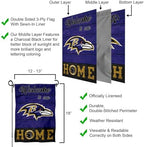 WinCraft Ravens Welcome to Our Home Garden Flag and Flagpole Mount - Image 5