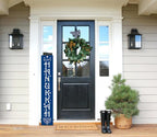 FemiaD Tall Outdoor Happy Hanukkah Sign for Front Door,Wooden Tall Welcome Sign For Front Porch,Farmhouse Happy Hanukkah Porch Sign Wood Vertical Decor for Jewish Chanukah Party Decor 8x63inch - Image 3