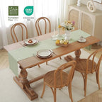 100% Pure French Linen Table Runner (SAGE,14x132 Inch) - Image 2
