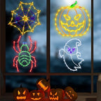 TRWYMZ Halloween Decorations - 16" Halloween Window Silhouette Lights - Image 4