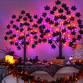 Teyva 2 Pack Halloween Black Tree 23.6 Inch, 48 LED Orange Purple Lights by Unknown