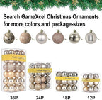 Champagne Gold 8.0" Extra Large Christmas Ornaments - Christmas Tree Decoration Balls Shatterproof Hanging Shiny Balls for Birthday Holiday Wedding Decorations Set of 2pcs - Image 7