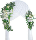 Lisuun Artificial Wedding Arch Flowers, 2 Large Floral Swags by Lisuun