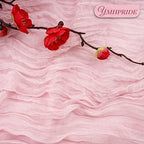 12 Pack Cheesecloth Table Runner 35 x 120 inch Long Boho Cheese Cloth Gauze Table Runners Semi Sheer Table Runner for Wedding Decor, Bridal Shower, Birthday Party (Light Pink) - Image 3