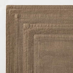 MIULEE Khaki Boho Linen Decorative Pillow Covers 18x18 Inch Pack of 4 - Image 6