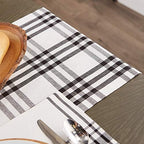 DII Home Sweet Farmhouse Table Top Collection Stylish Décor for Family Dinners, Dinner Parties, Weddings & Everyday Use, Table Runner, 14 x 108, Black Plaid - Image 5