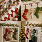 Copper Stocking Hangers for Mantel Set of 8, Heavy Weighted Christmas Stocking Holders with Protective Pads, Ideal for Fireplace Mantel, TV Stand, Stairs & Dresser Decor - Image 7