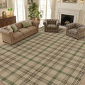 JTJ Easy Jute Outdoor Rug 9x12 for Patio, Washable Sage Green Plaid Area Rug for Backyard, Large Indoor Outdoor Farmhouse Rug for Living Room, Bedroom and Dining Room by JTJ