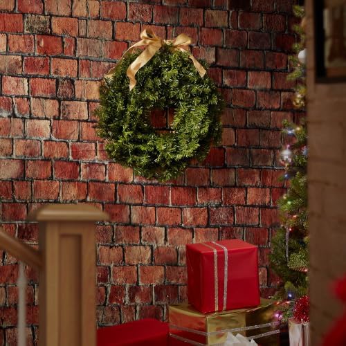 Casafield 36" Fir Artificial Christmas Wreath Holiday Décor, 270 PVC Tips for Front Door, Window, or Mantel - Image 5