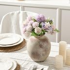 SIDUCAL Ceramic Decorative Flower Vase | 7.48 Inch Pottery Rustic Farmhouse Boho Vase for Home Decor, Table, Living Room, Bathroom, Coffee Desk, Shelf, Mantel Decoration, Wedding, Terra - Image 7