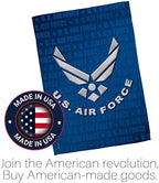US Air Force House Flag - Pack Armed Forces USAF United State American Military Veteran Retire Official USA Embroidery - Decoration Banner Small Garden Yard Gift Double-Sided Imported 28 X 40 - Image 5