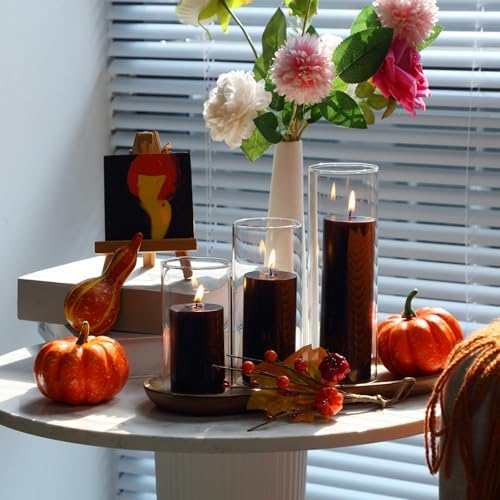 Shihanee 3 Pillar Candle and Holder, S, Black - Image 4