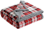 Eddie Bauer - Throw Blanket, Ultra-Soft Plush Bedding with Faux Shearling Reverse, Blanket for Couch & Bed (Parkwood Plaid Red, 50" x 70") - Image 4