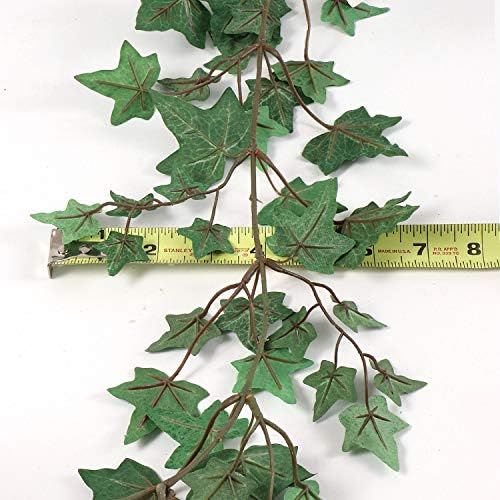 Larksilk 6 Ft Silk English Ivy Garland 6-Pack, Faux Greenery Vine - Image 6